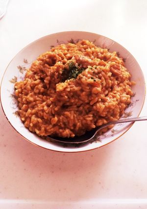 残り物カレーで簡単☆リゾット-レシピのメイン写真