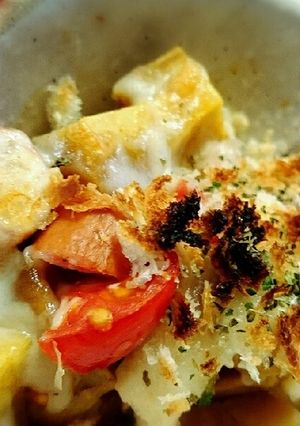焼き芋とトマトのグラタン風-レシピのメイン写真