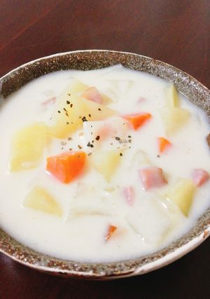 私って天才!?超濃厚クラムチャウダー-レシピのメイン写真