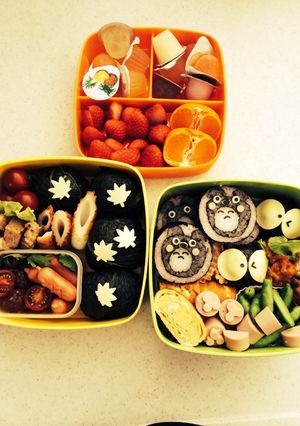 2015運動会お弁当トトロ-レシピのメイン写真