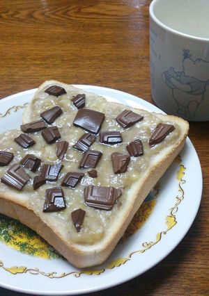 ◉チョコバナナ トースト-レシピのメイン写真