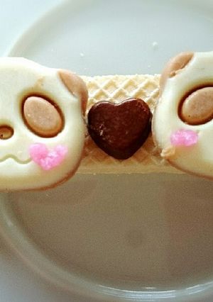 板の上にさくさくぱんだ-レシピのメイン写真