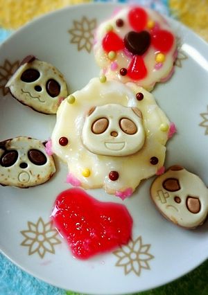 さくさくぱんだのカラフルミニミニケーキ！-レシピのメイン写真