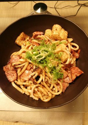 覇王流・岩のり焼きうどん-レシピのメイン写真