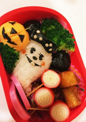 ミニーちゃんハロウィン-レシピのメイン写真
