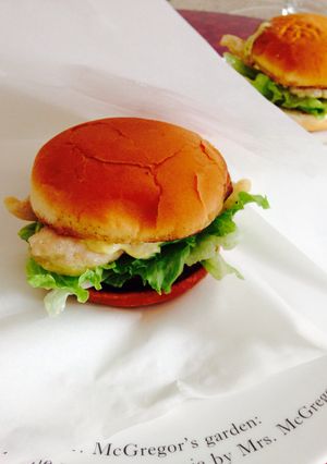 ササミの竜田揚げハンバーガー-レシピのメイン写真