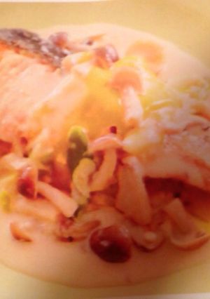鮭のチェダーチーズきのこ味噌ソース-レシピのメイン写真