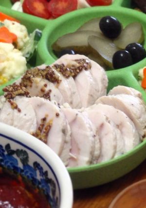 鶏モモと鶏ムネで☆しっとり鶏ハム-レシピのメイン写真