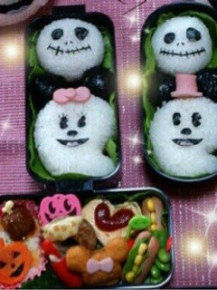 ハロウィン♡ミッキー&ミニー♡キャラ弁-レシピのメイン写真