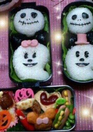 ハロウィン♡ミッキー＆ミニー♡キャラ弁-レシピのメイン写真