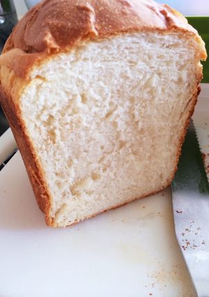 HBで冷めても美味しい金の食パン風-レシピのメイン写真