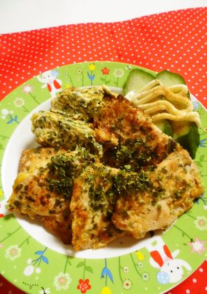 お弁当に★美味しい!青のりの鶏ピカタ-レシピのメイン写真