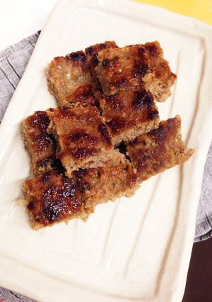 おろしごぼうとひき肉ののし焼き-レシピのメイン写真