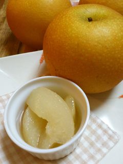 *しっとり♪梨のコンポート*-レシピのメイン写真