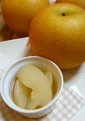 ＊しっとり♪梨のコンポート＊-レシピのメイン写真