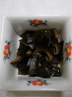 おだしをとったあとの昆布で椎茸昆布-レシピのメイン写真