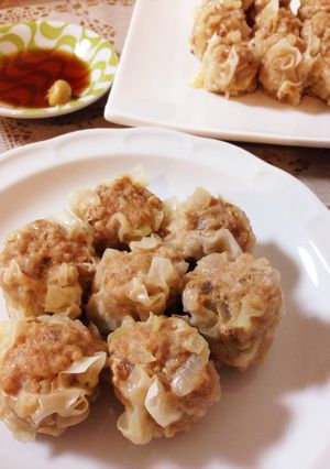 フライパンで♡ふんわり肉々シュウマイ-レシピのメイン写真