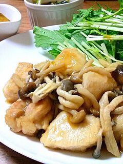 鶏むね肉でもやわらかい☆鶏の柚子胡椒炒め-レシピのメイン写真