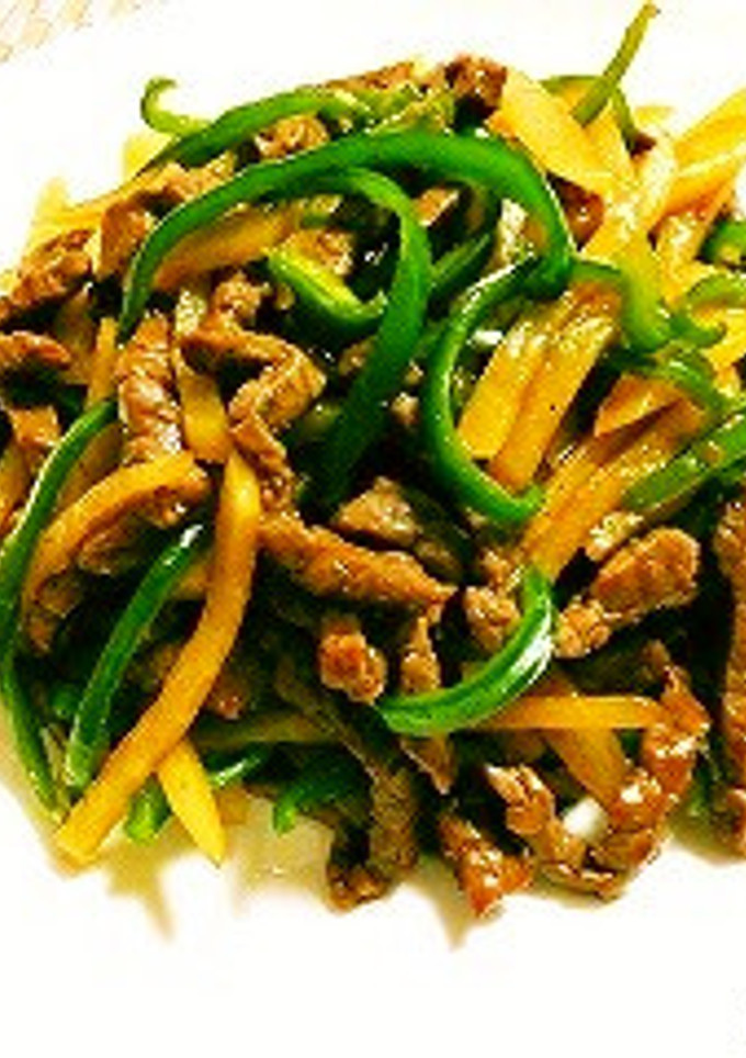 ★簡単！じゃがいもとピーマンの牛肉炒め★-レシピのメイン写真