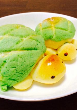 ふわふわ簡単☆かめろんぱん☆-レシピのメイン写真