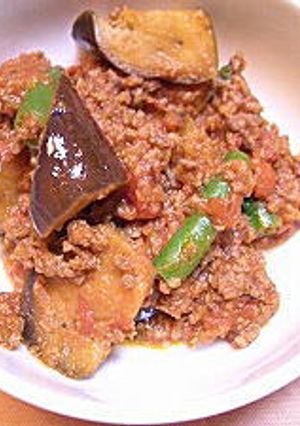 ナスと挽肉のトマト煮-レシピのメイン写真