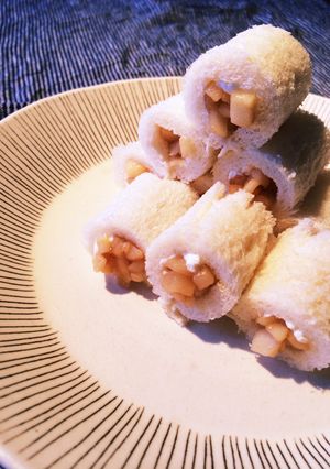 りんごとクリームチーズのサンドイッチ-レシピのメイン写真