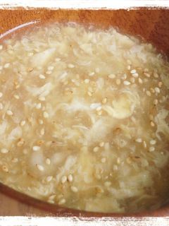 簡単★基本の中華風たまごスープ-レシピのメイン写真