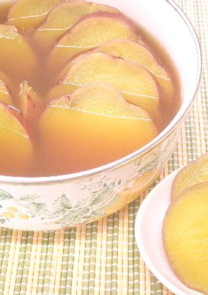優しい甘さ！さつま芋の麺つゆ煮-レシピのメイン写真