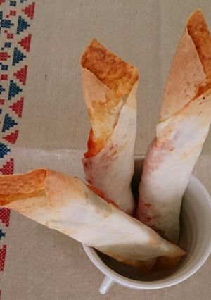ハロウィンに!なんちゃってスティックピザ-レシピのメイン写真