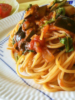残り野菜で簡単トマトパスタ-レシピのメイン写真
