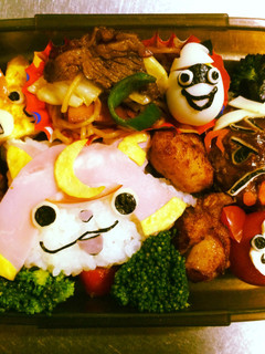 妖怪ウォッチ! ブシニャンキャラ弁〜-レシピのメイン写真