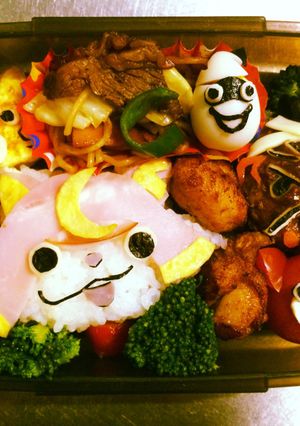 妖怪ウォッチ！ ブシニャンキャラ弁〜-レシピのメイン写真
