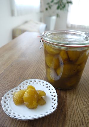 自家製栗の甘露煮☆栗きんとん用に☆-レシピのメイン写真