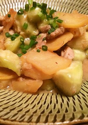 十角へちまのスパイシー味噌炒め-レシピのメイン写真