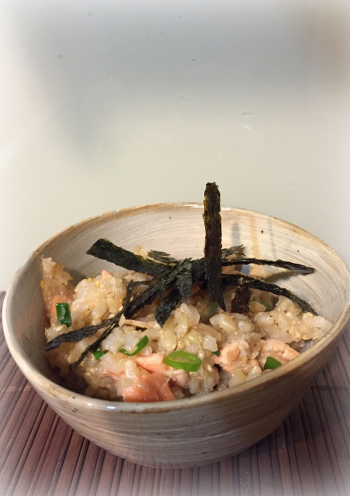 玄米と鮭の混ぜごはん-レシピのメイン写真
