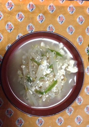 ピーマンもやし☆けんちん汁-レシピのメイン写真