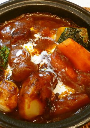 土鍋で簡単ビーフシチュー♪-レシピのメイン写真