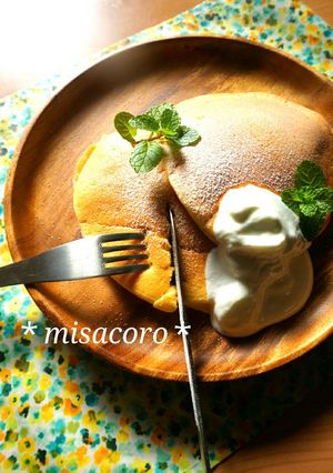 m究極のふわふわスフレパンケーキ-レシピのメイン写真