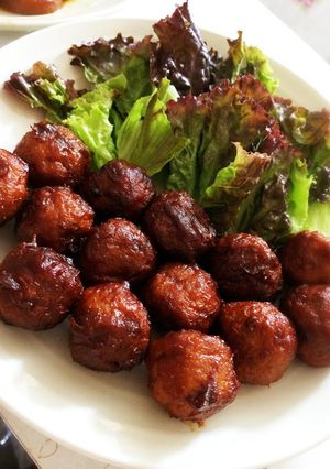 お弁当にも♪肉団子のケチャップあん☆-レシピのメイン写真
