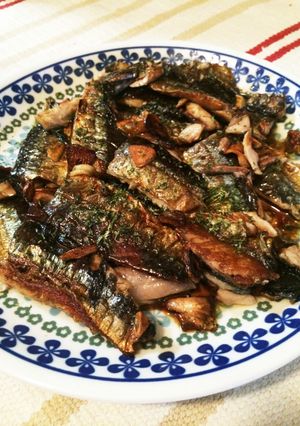 激ウマ！秋刀魚のガーリック醤油-レシピのメイン写真