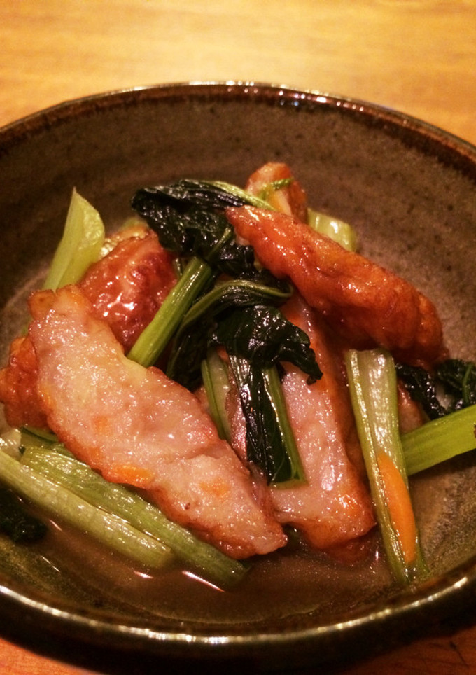 サッと☆さつま揚げと小松菜の煮物-レシピのメイン写真