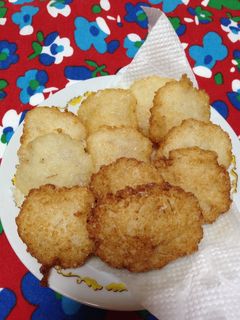 簡単 ご飯で揚げ煎餅(^O^)-レシピのメイン写真