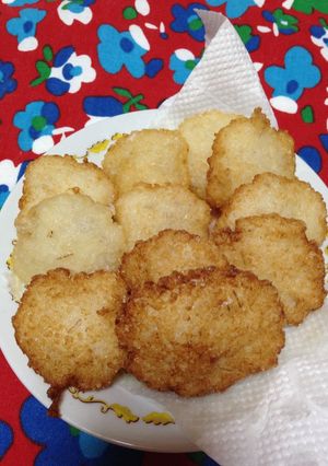 簡単 ご飯で揚げ煎餅(^O^)-レシピのメイン写真