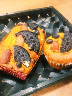 HM簡単オレオと南瓜でハロウィンマフィン-レシピのメイン写真