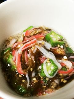もずく酢の物-レシピのメイン写真