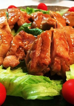 鳥もも肉の照り焼きオイスターソースで。-レシピのメイン写真