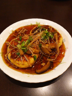 鶏ハンバーグ☆きのこあんかけ-レシピのメイン写真