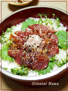 香るカツオ寿司-レシピのメイン写真