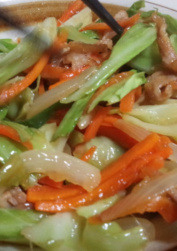 簡単！野菜の中華炒め-レシピのメイン写真