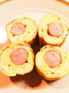 まるごとソーセージ☆玉子焼-レシピのメイン写真